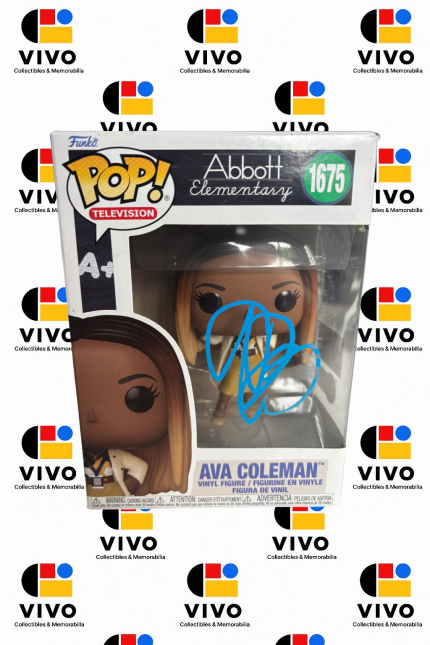 QUINTA BRUNSON Signed “Ava Coleman” Abbott Elementary TV Funko Pop #1675