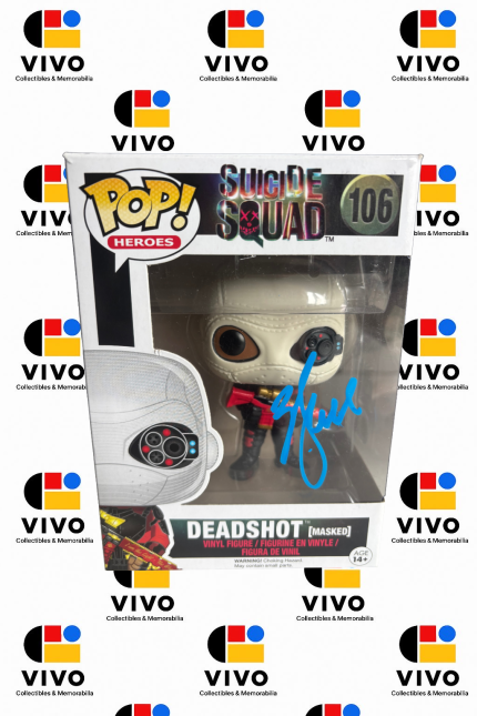 WILL SMITH Signed “Deadshot” Suicide Squad Heroes Funko Pop! #106