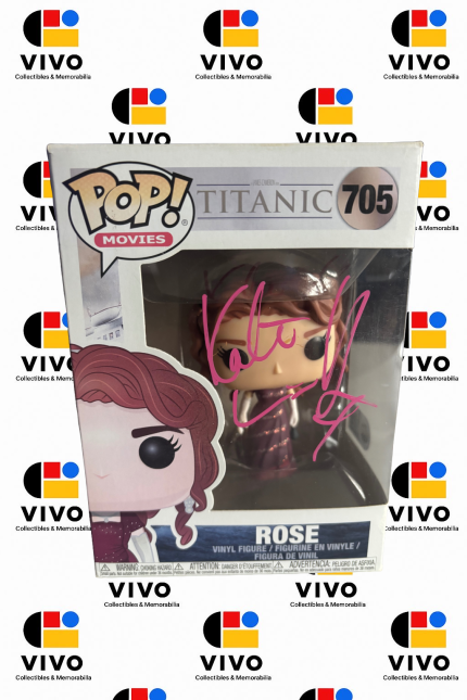 KATE WINSLET Hand Signed “ROSE” Titanic Movies Funko Pop! #705