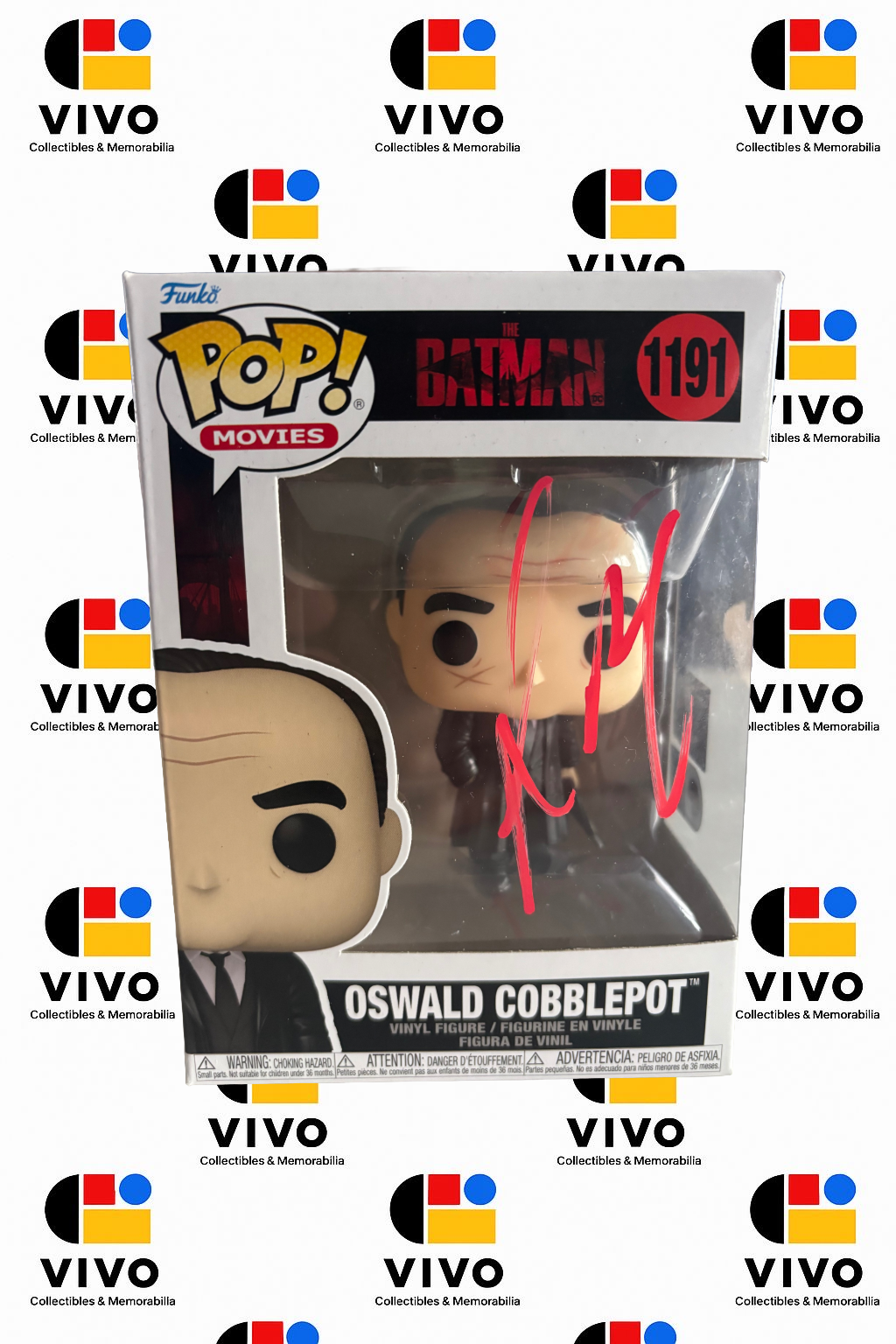 senza-titolo-1-7.png COLIN FARRELL Signed Oswald Cobblepot/PENGUIN Batman Funko Pop #1191 - Image 1