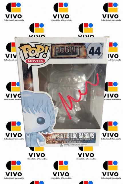 MARTIN FREEMAN Signed “Invisible Bilbo Baggins” The Hobbit Funko Pop! #44