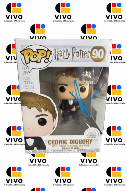 ROBERT PATTINSON Hand Signed “Cedric Diggory” Harry Potter Funko Pop! #90