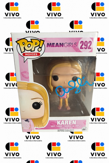 AMANDA SEYFRIED Hand Signed “Karen” Mean Girls Movies Funko Pop! #292